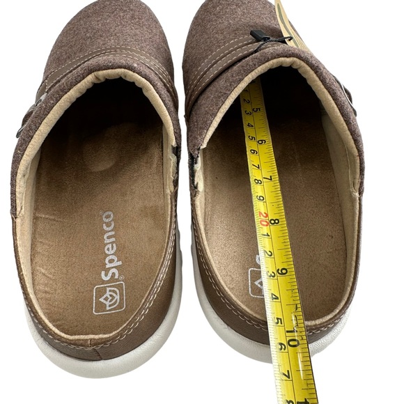 Spenco Aston Wool Slip-On Slides Tan Women’s Size 8.5B - Picture 13 of 16